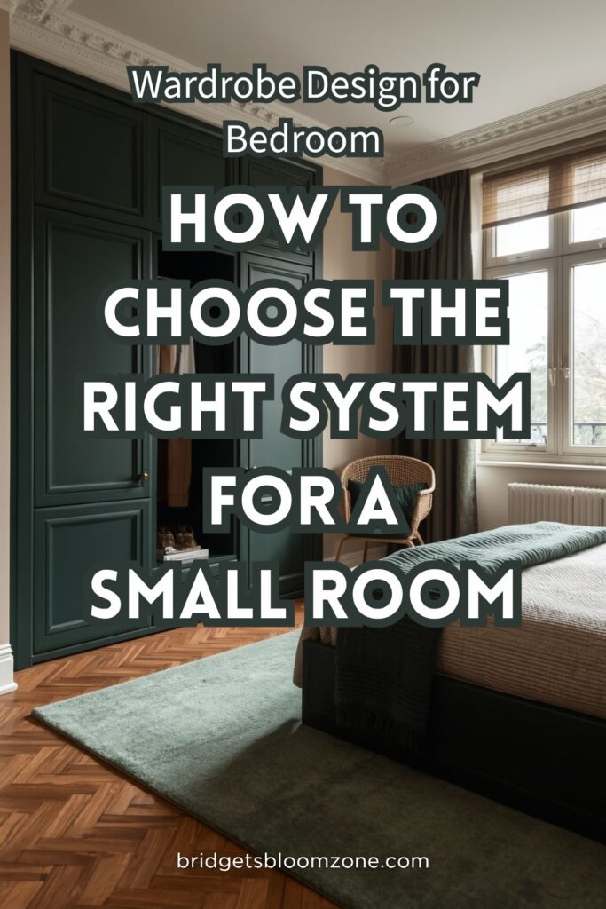 Wardrobe design bedroom planning breaks into four decisions: wall position, door type, overall size, interior layout. Each constrains the next — and most people skip the first two entirely.